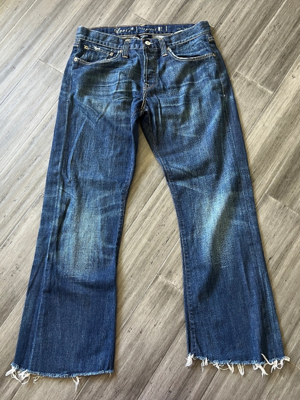 Vintage Levi's Capital E Skinner Low Slim Bootcut Jeans 34x32